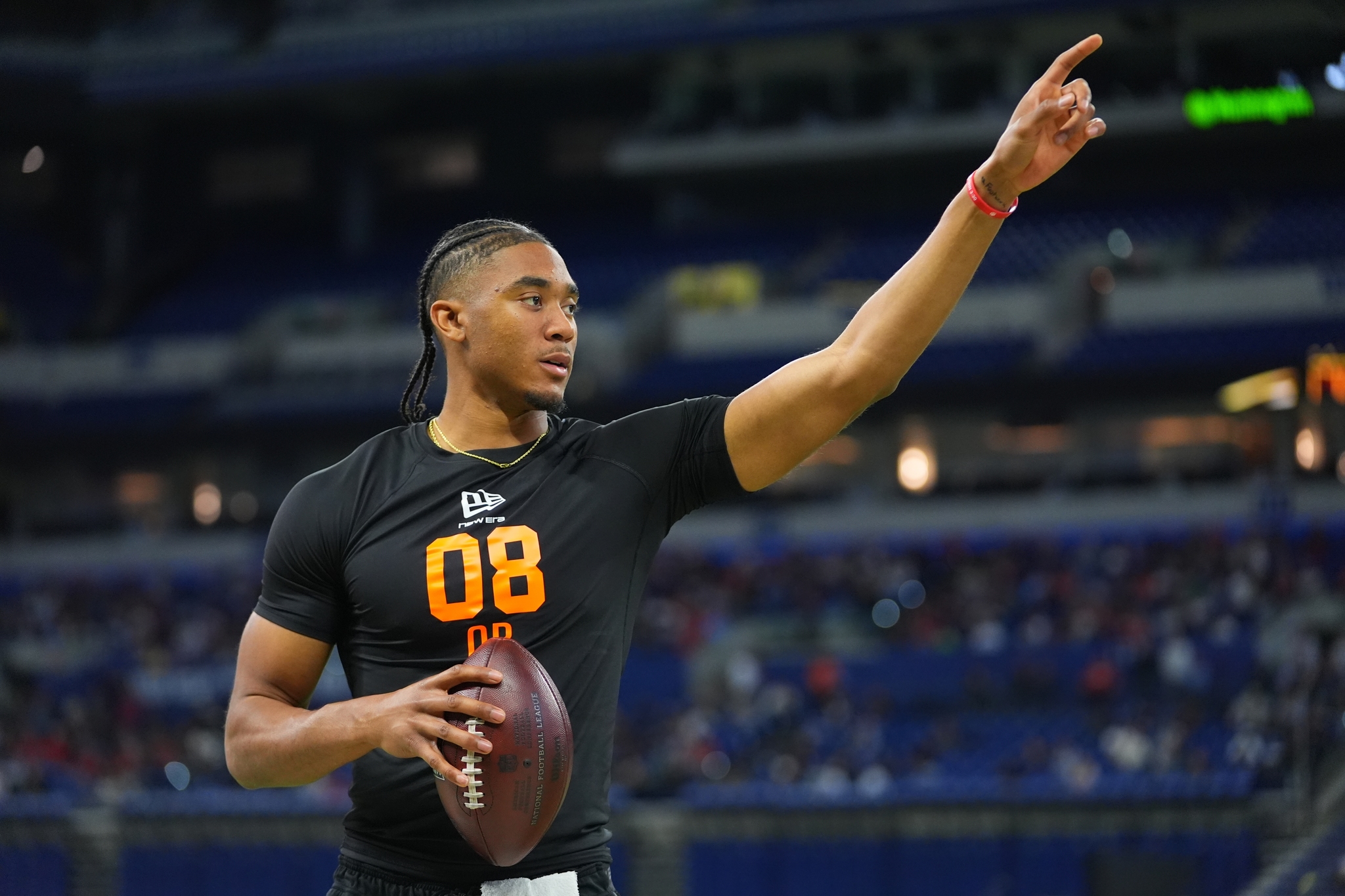 Arkansas quarterback Taylen Green had a historic NFL Combine performance as a quarterback.