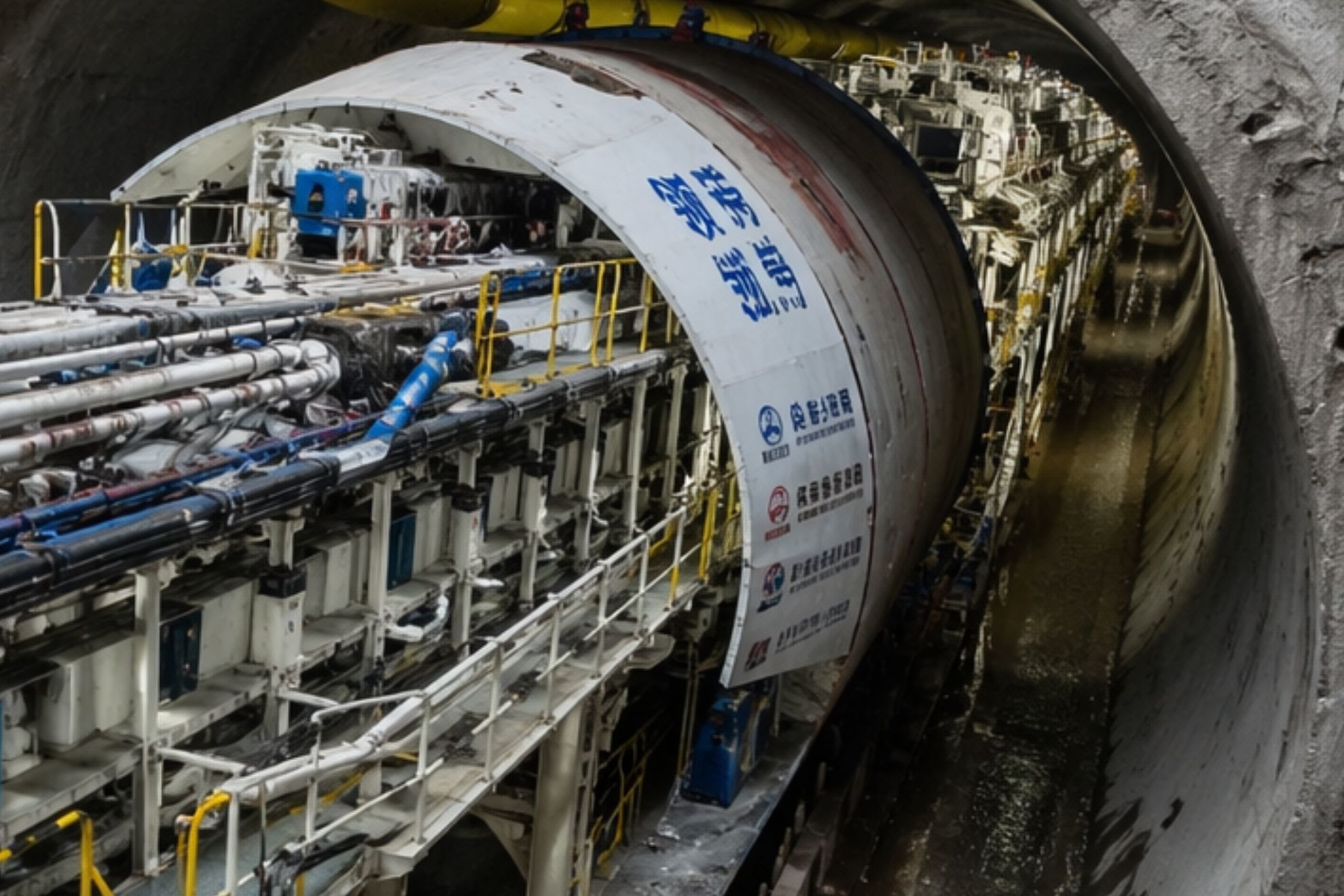 Pesa 4.000 toneladas, mide 148 metros y es el último juguete de China: una máquina tuneladora que ha batido el récord mundial de excavación