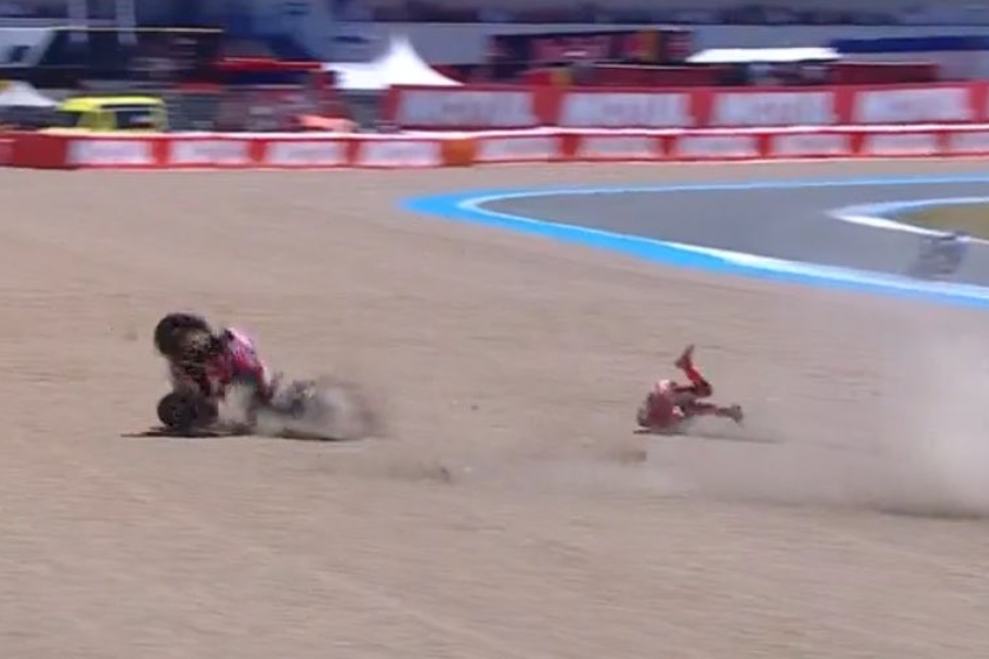 Marc Márquez, KO otra vez en Jerez a las primeras de cambio