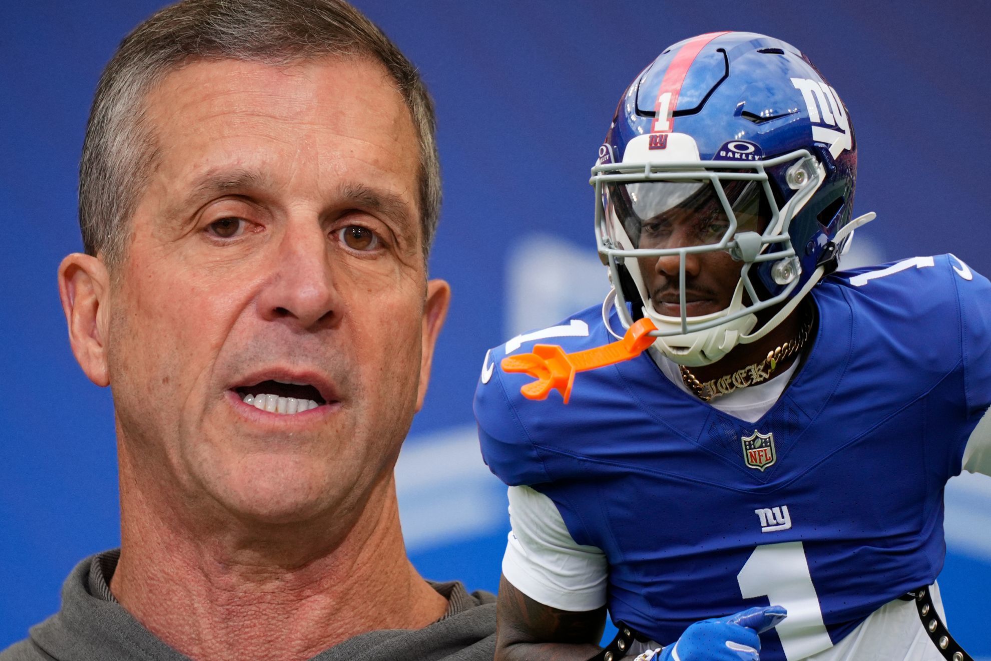 Harbaugh in damage control mode after Malik Nabers calls out Giants' draft strategy