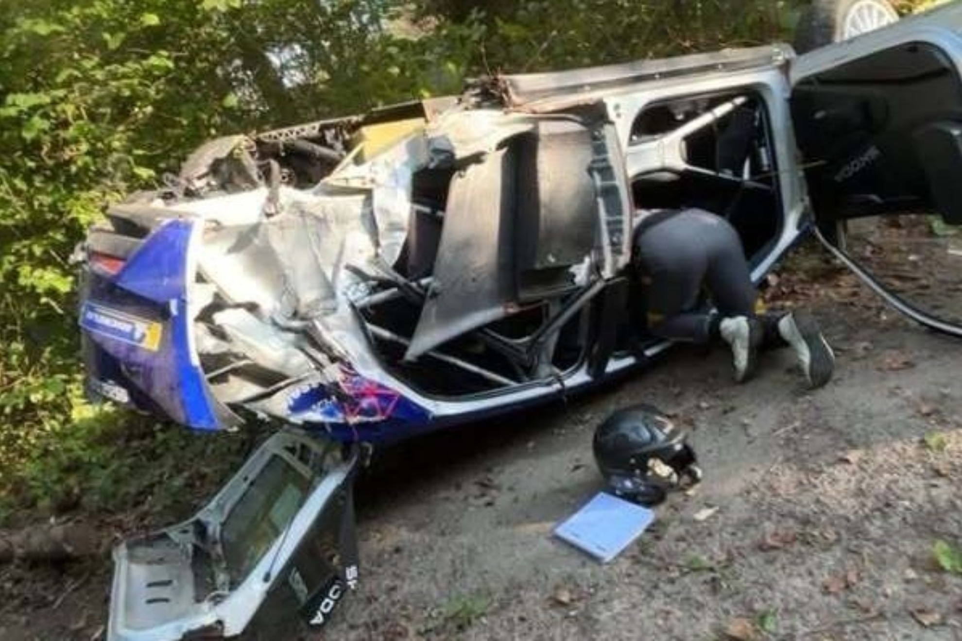 Max Verstappen's father escapes serious crash without injury