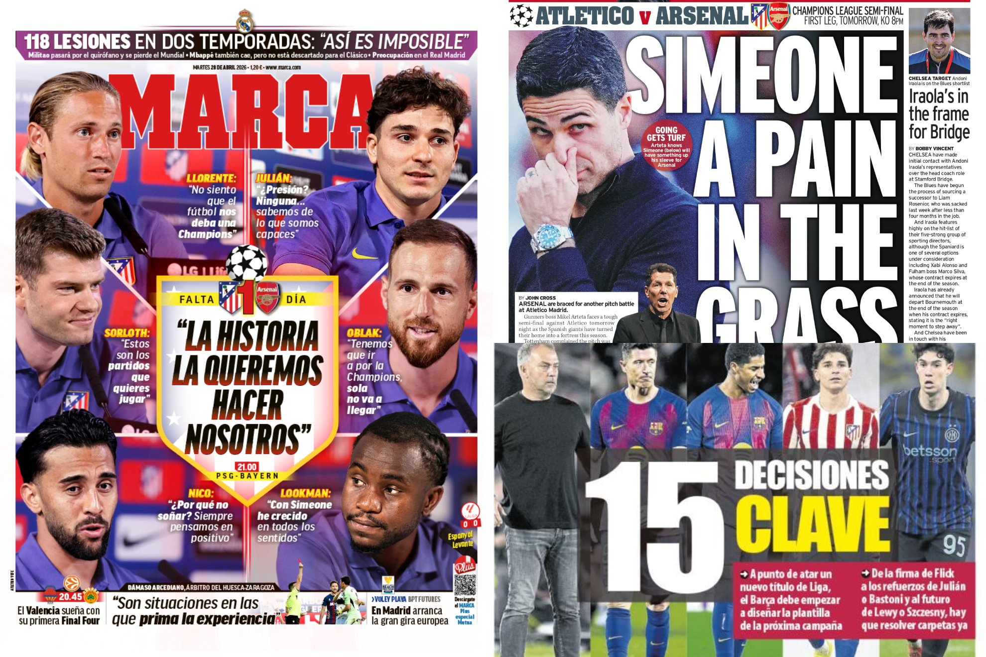 Las portadas del d�a