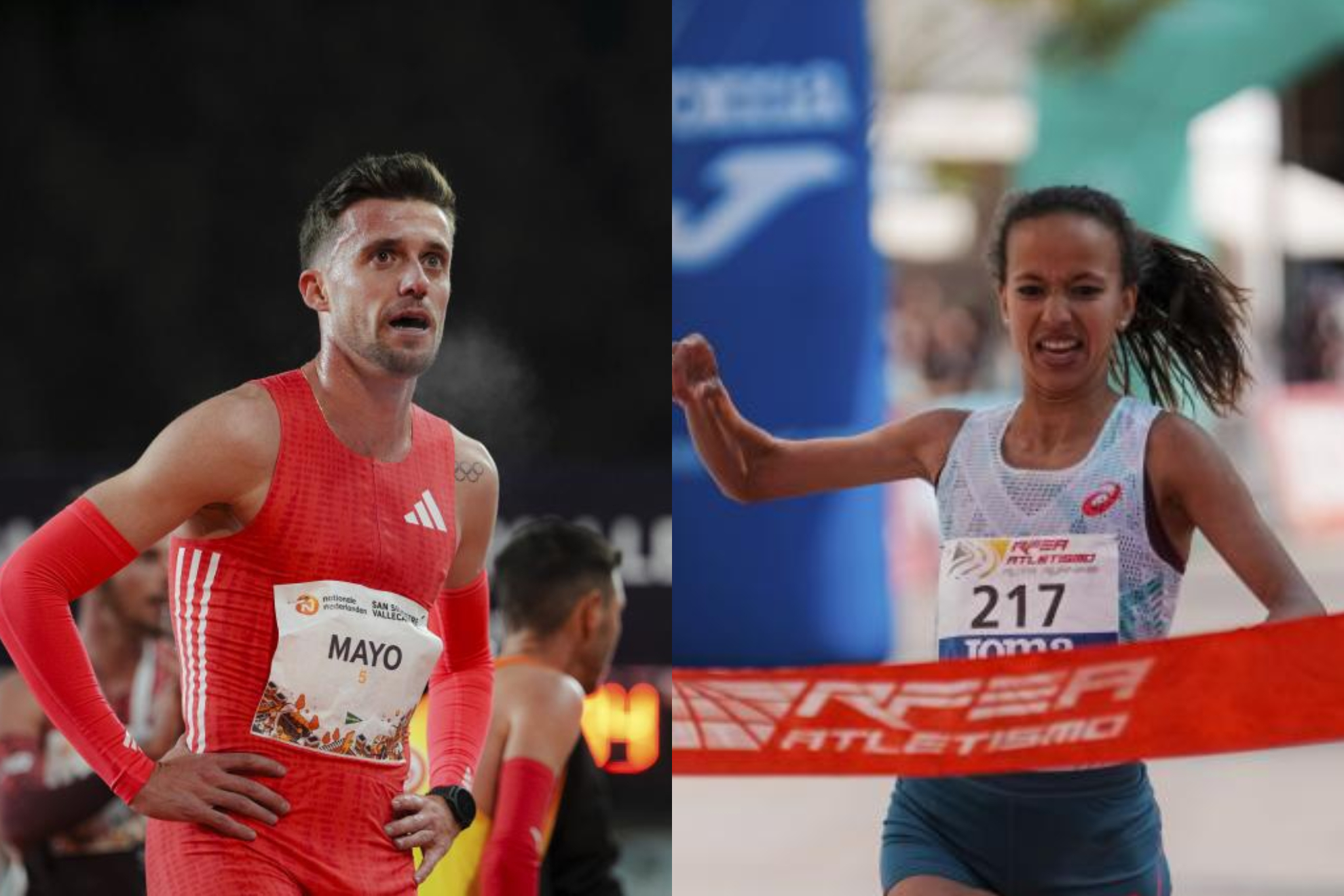 Fátima Ouhaddou y Carlos Mayo lideran el equipo de maratonianos para los Europeos