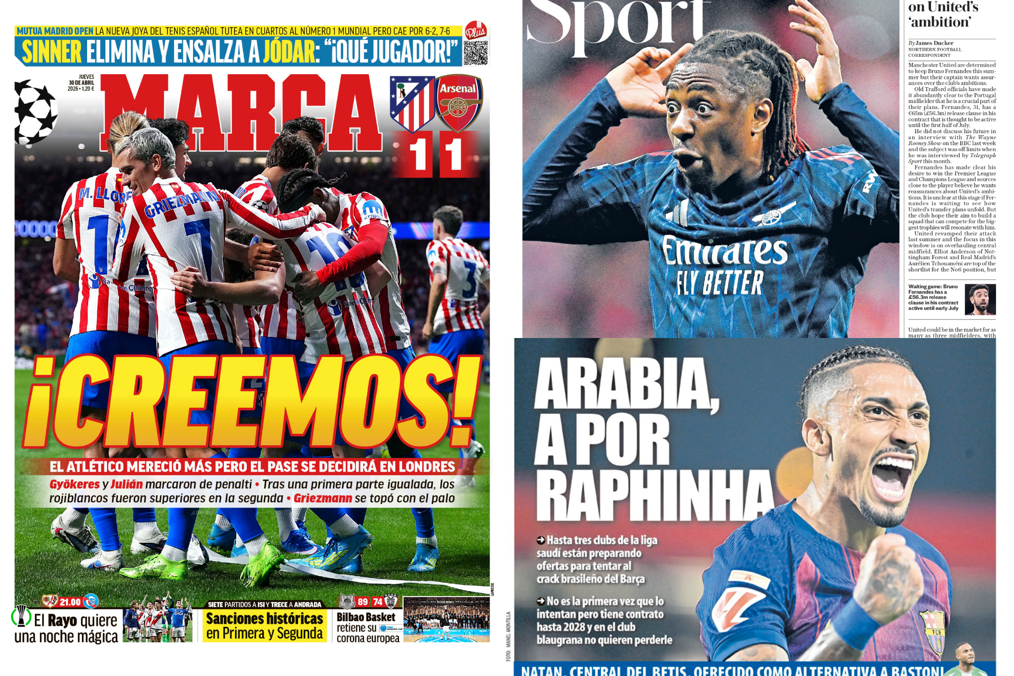 Las portadas del d�a