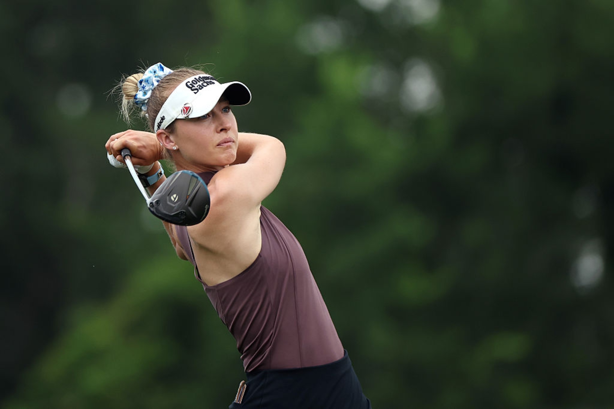 Nelly Korda llega a Mayakoba subida en una ola