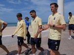 Rafa Cruz ya es uno más de la primera plantilla de Las Palmas