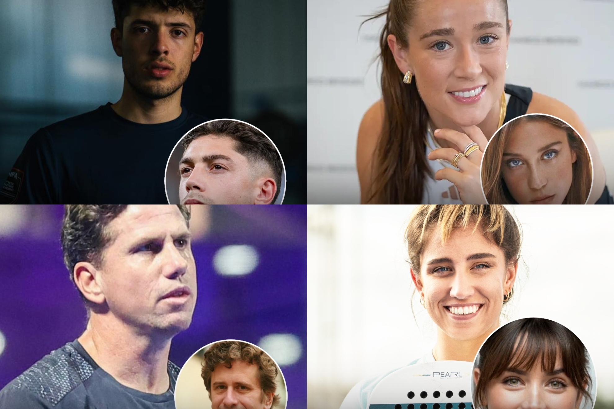 Los dobles del p�del: de estrellas de Hollywood a un jugador del Real Madrid