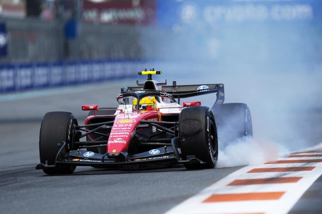 Hamilton no levanta cabeza: sigue perdido en Ferrari y sin rumbo en Miami