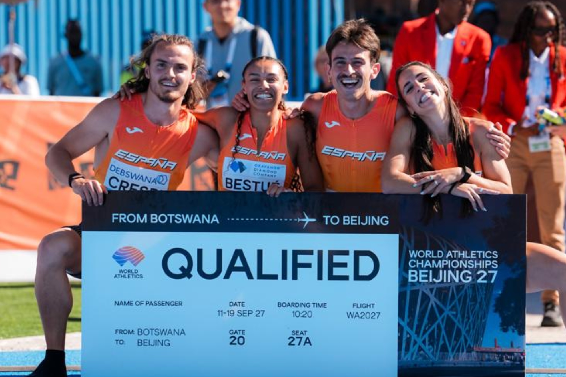 España se exhibe en los World Relays: cuatro billetes mundialistas y tres récords de España