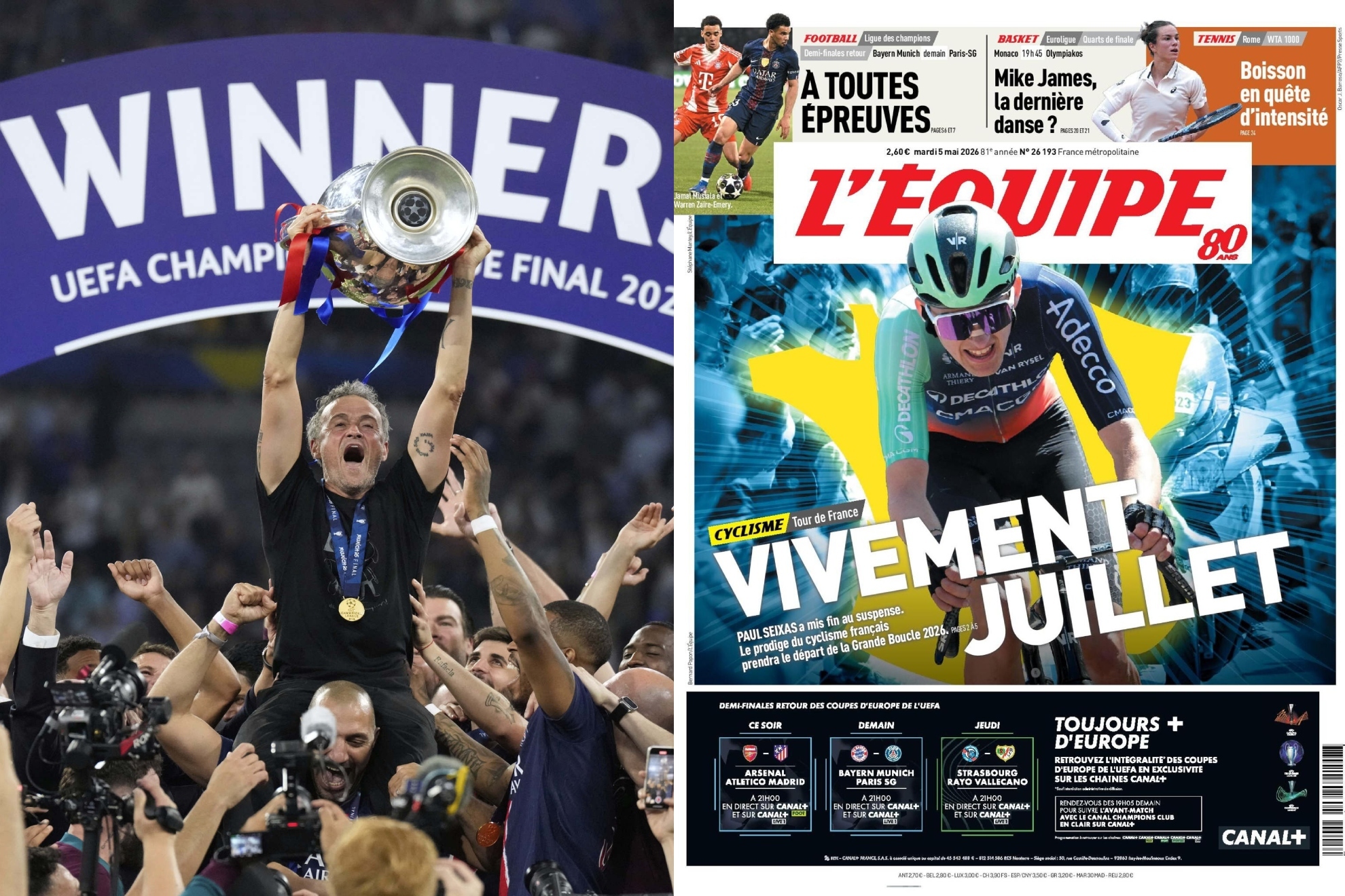 El 'fenómeno Seixas' ya tapa al PSG