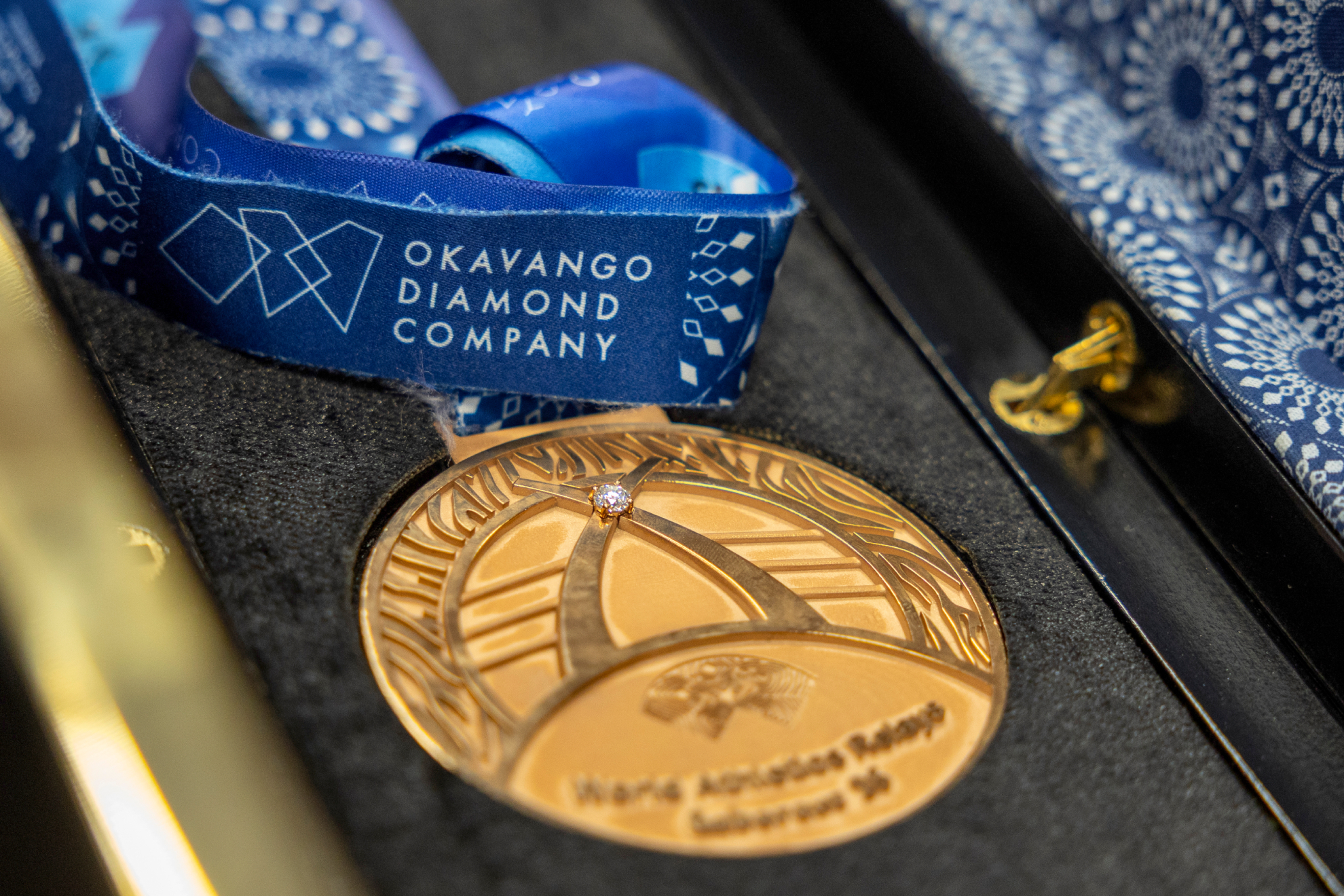 Una medalla con valor simbólico... y material gracias a un diamante