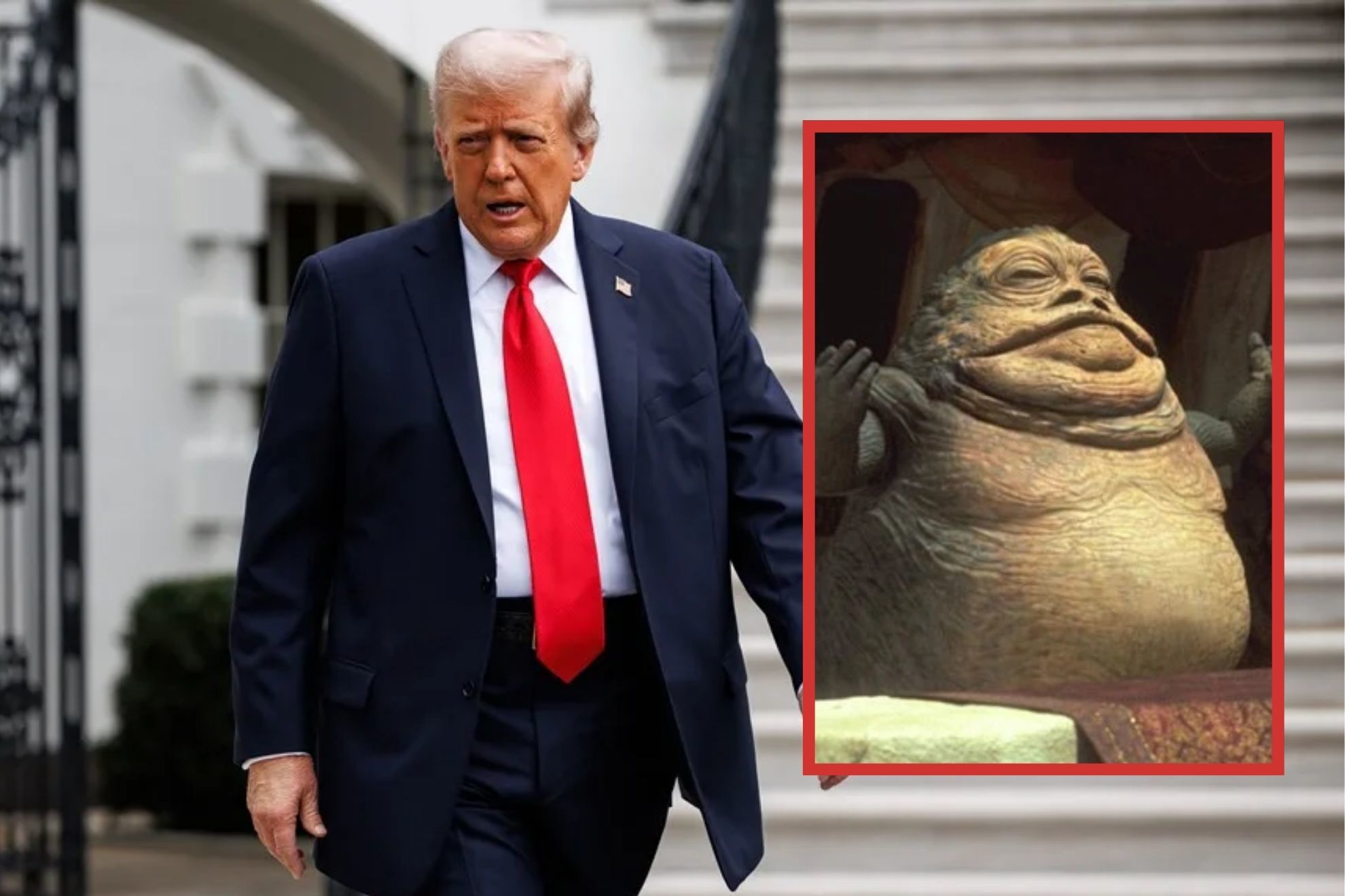 Jimmy Kimmel compara a Donald Trump con este personaje de 'Star Wars': "Jabba el Presidente"