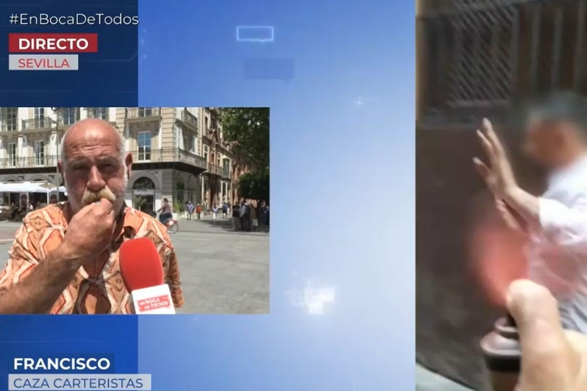 Francisco, el cazacarteristas de Sevilla, revela su nueva técnica: "Los dejo marcados y tienen que ir a su hotel"