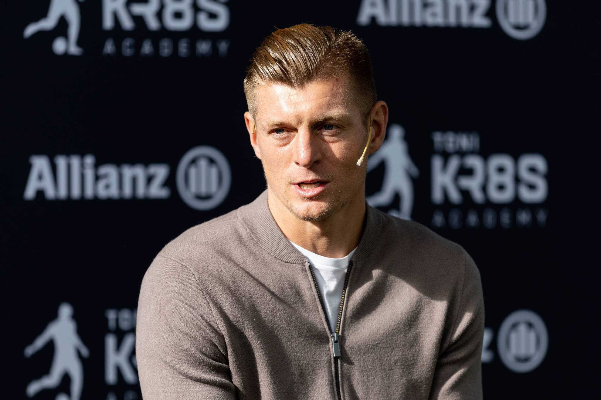 Kroos en una presentaci�n.