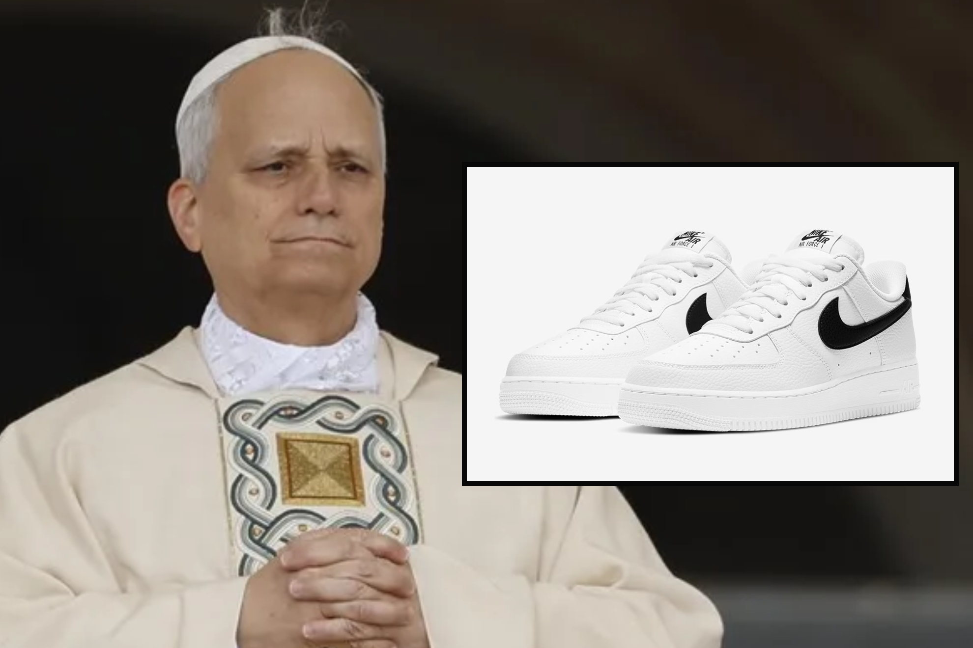 El Papa León XIV moderniza el Vaticano: su imagen con las Nike Air Force One se hace viral