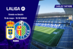 Oviedo - Getafe: horario, dónde ver en TV y canal del partido de LaLiga EA Sports
