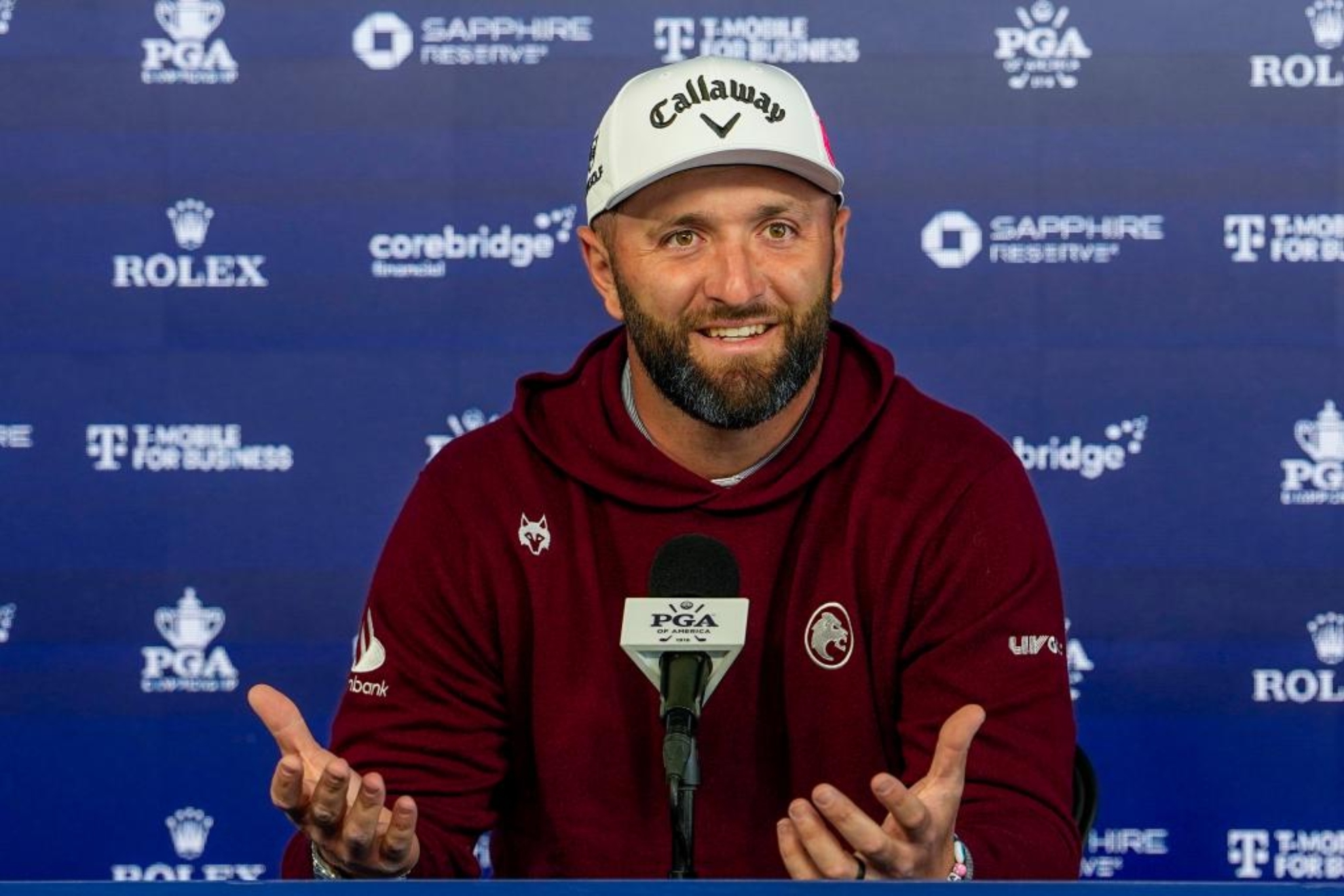 Jon Rahm: "Sería algo único completar el Grand Slam español"