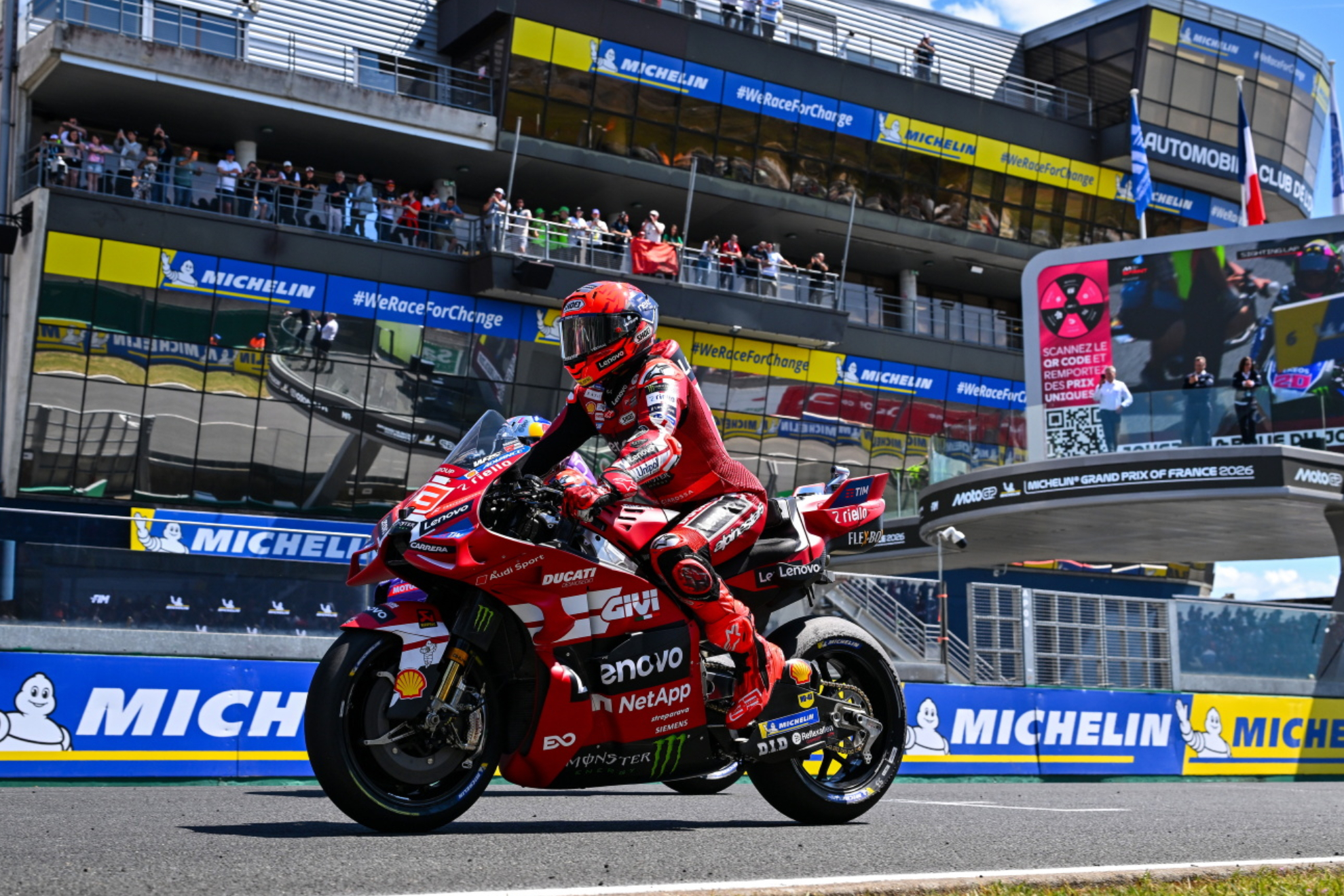 Ducati da la cara ante la baja de Marc Márquez