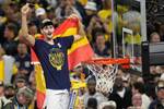 "Estar aquí y ver el logo de la NBA es increíble, tengo muchas ganas de ver lo que puede pasar en el futuro"