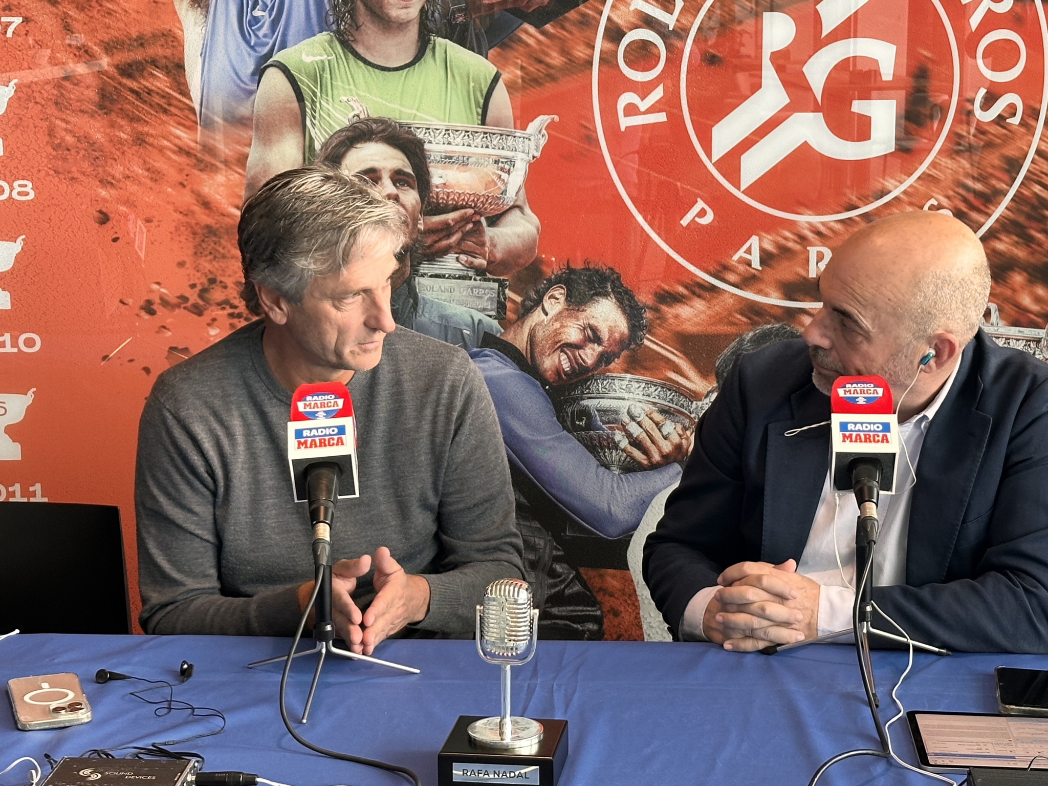 Carlos Costa, con Ra�l Varela.
