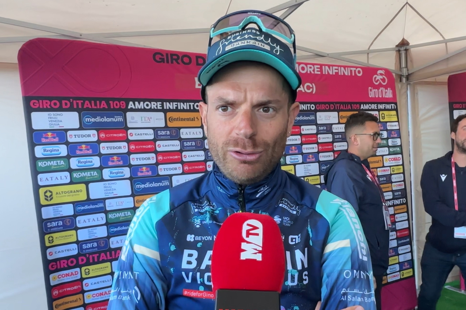 La última misión de Caruso en el Giro: "El adiós de Pello es una gran pérdida para el ciclismo"