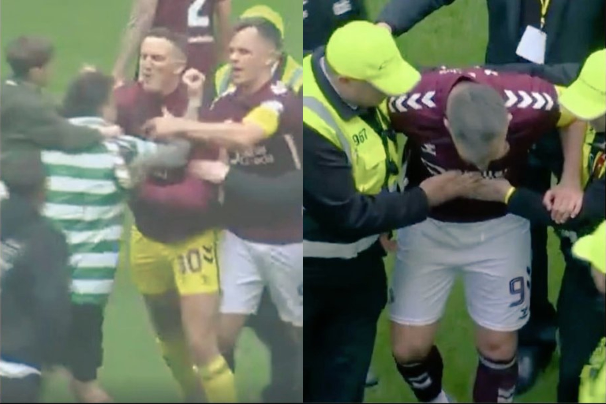 El Hearts denuncia agresiones a sus futbolistas y entrenadores en la celebración del Celtic