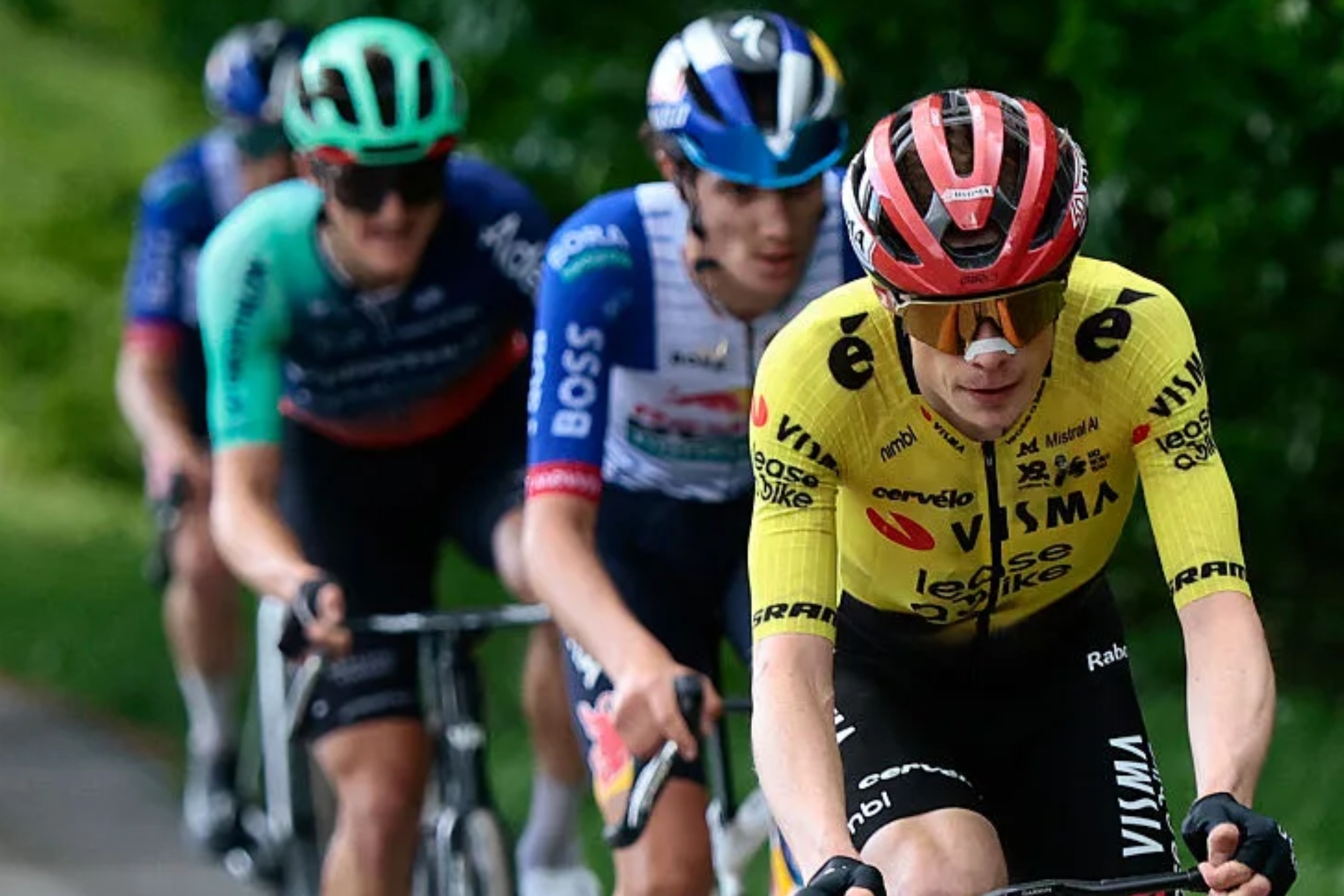 Gall, el único que hace mirar por el retrovisor a Vingegaard en este Giro: "Será un gran rival a tener en cuenta"