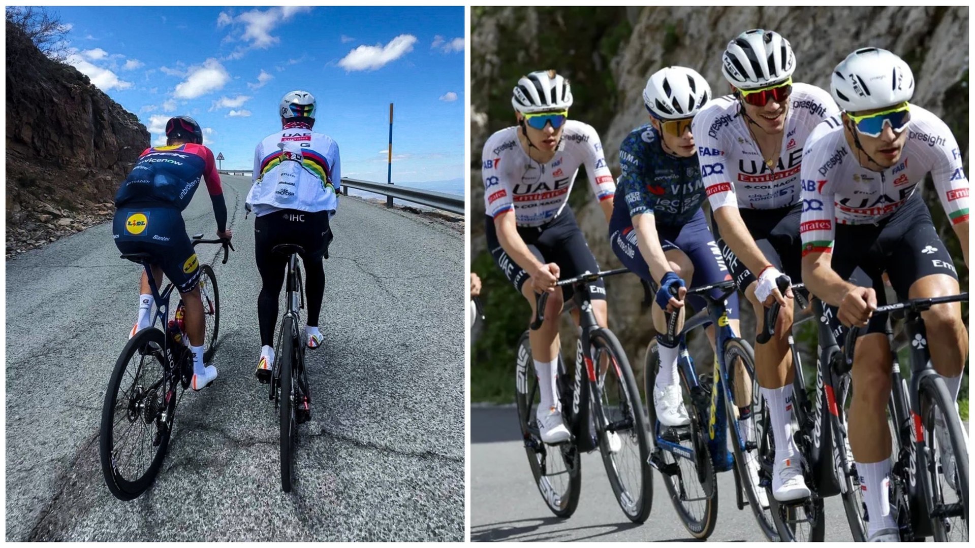 Tadej Pogacar y Juan Ayuso: el Tour de Francia pasa por Sierra Nevada
