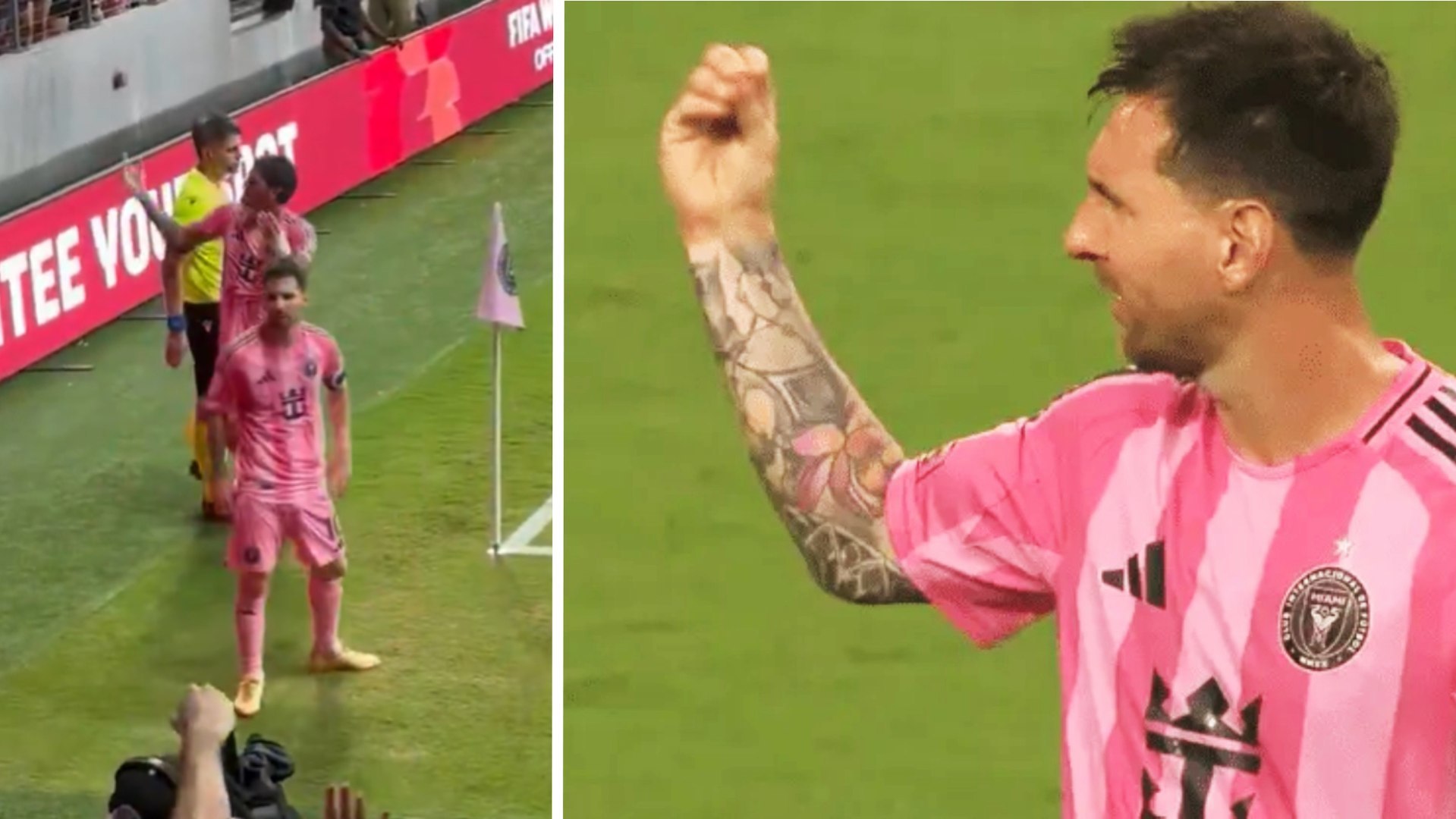 Insólito: el cabreo de Messi y De Paul cuando la afición cantaba contra los jugadores a pesar de ir ganando
