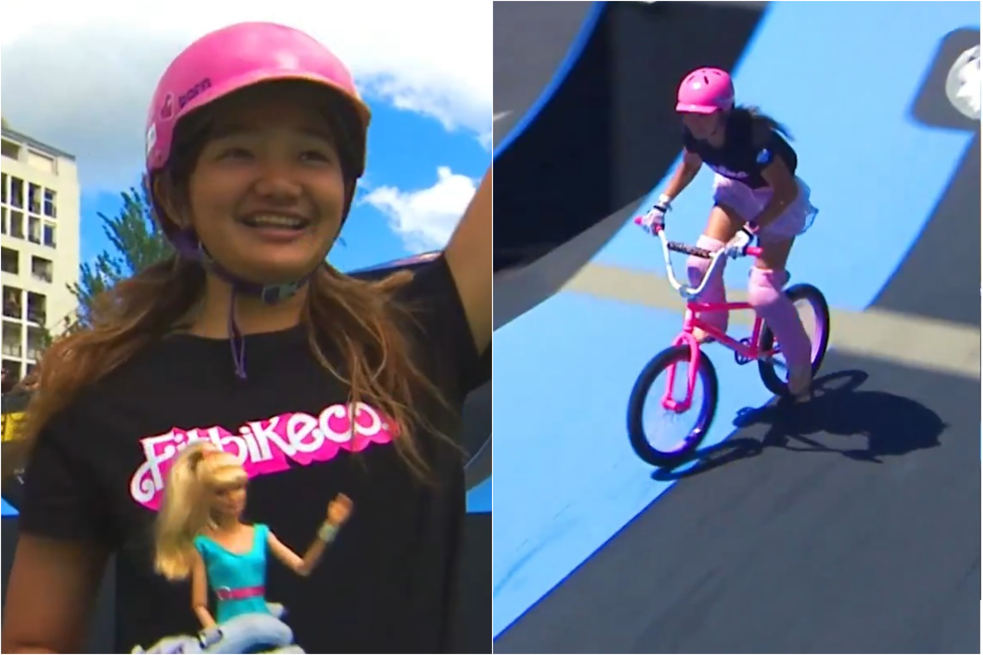 La 'Barbie Bike' que brilla en el BMX mundial con 14 años
