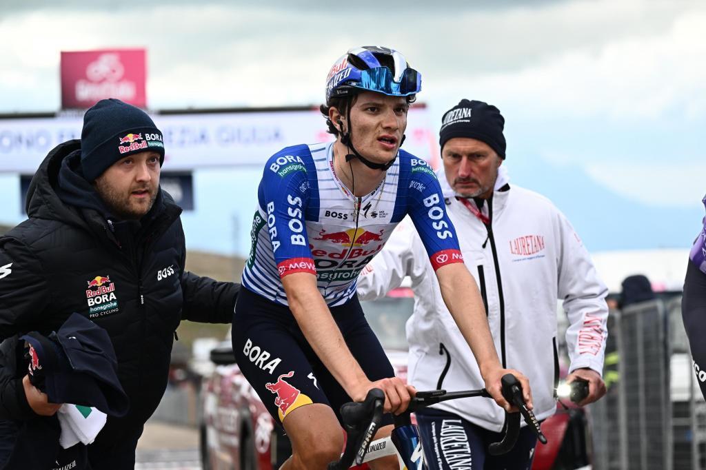 Pellizzari y Red Bull, afectados por un virus estomacal: "No abandonaré el Giro"
