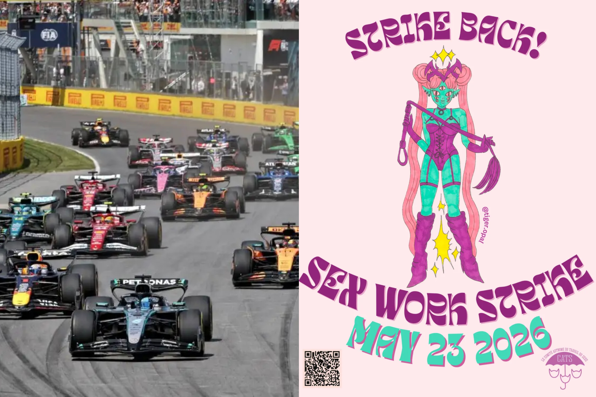 Las 'strippers' de Montreal planean una huelga coincidiendo con el concurrido fin de semana de la F1