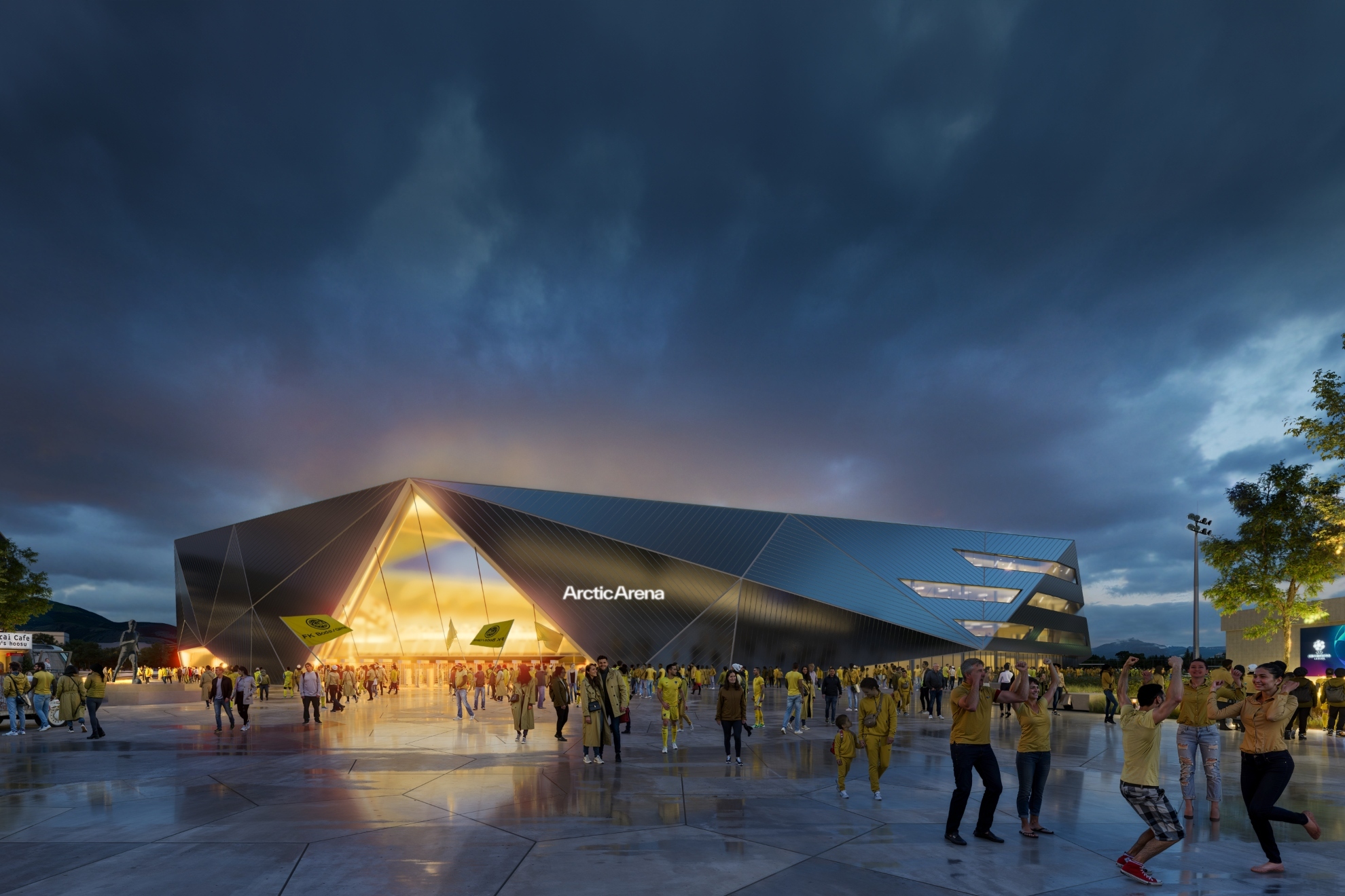 El Bodo/Glimt comienza a construir la nueva 'casa del fútbol' en el Círculo Polar: el Arctic Arena