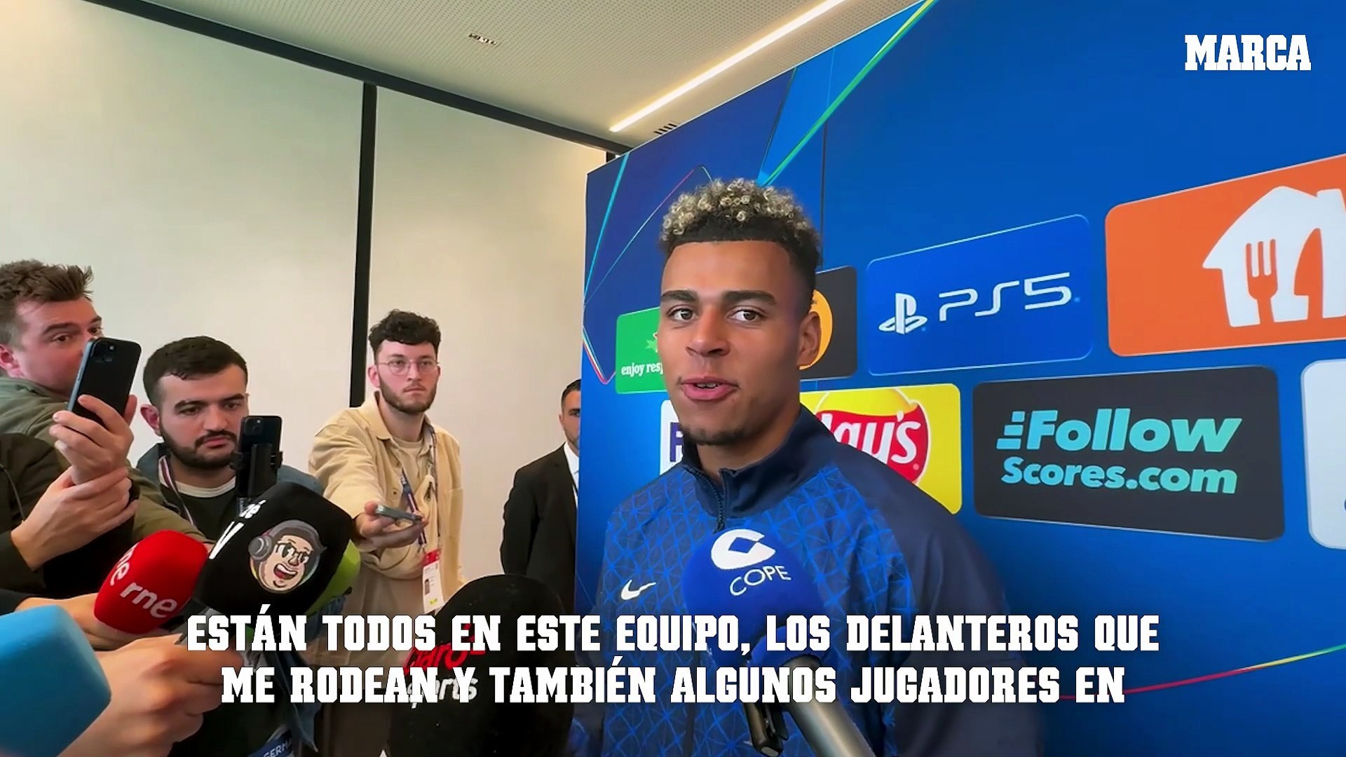 Dou�: Mis �dolos est�n aqu�, es un lujo entrenar con Demb�l�, Barcola...