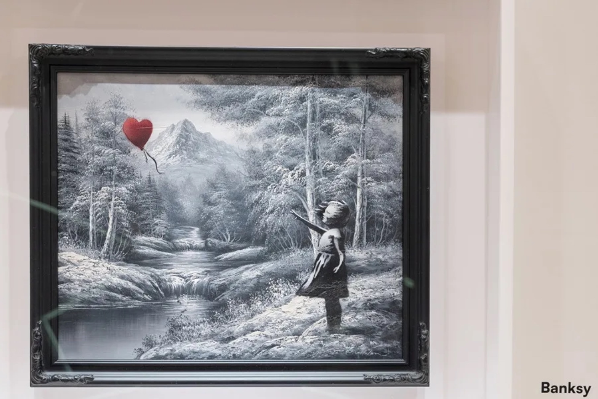 Venden una obra de Bansky, 'Niña con globo', por una cifra récord en Estados Unidos: más de 15 millones de euros