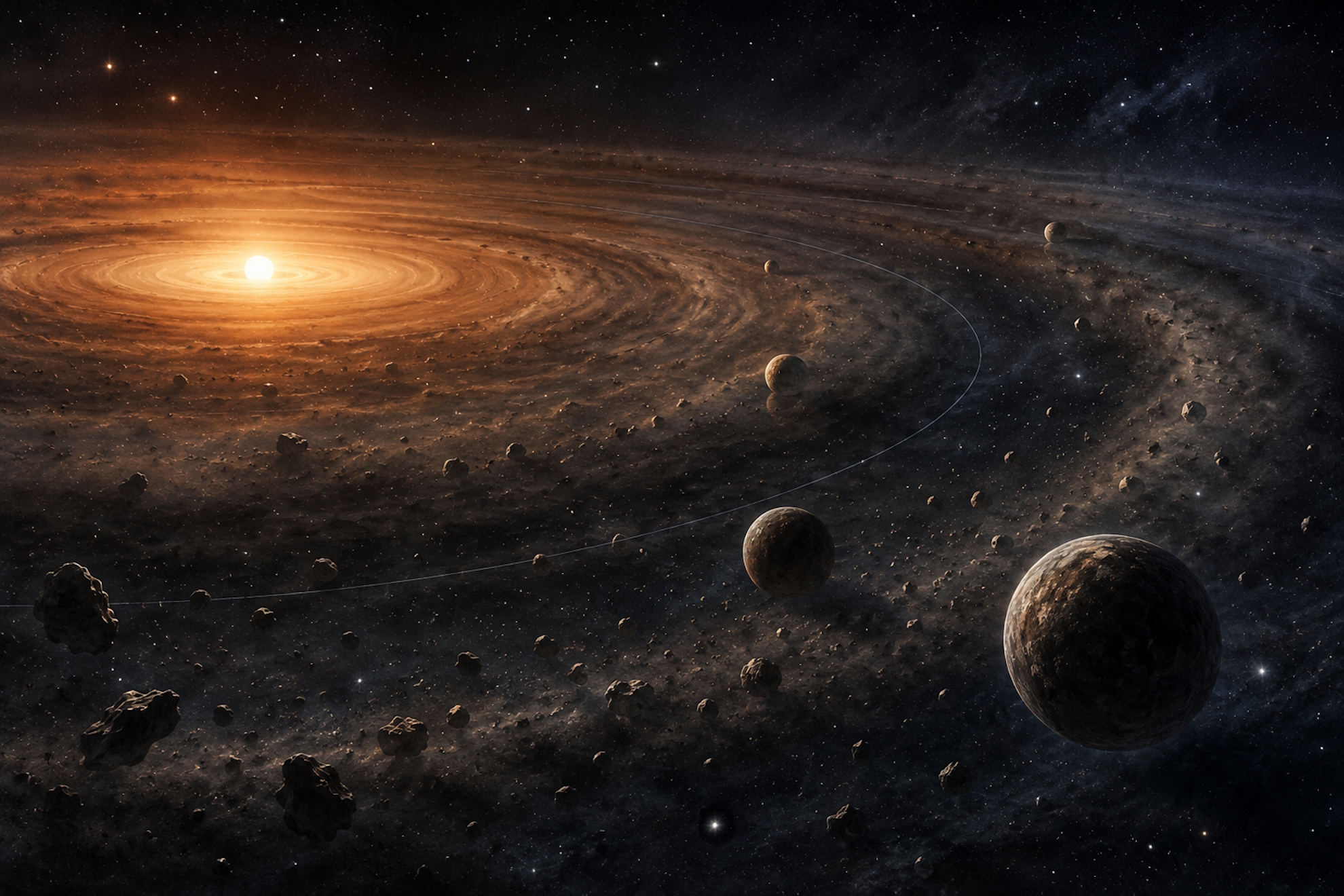 Los astrónomos descubren un sistema planetario 'invertido' alrededor de la estrella LHS 1903 que lo altera todo