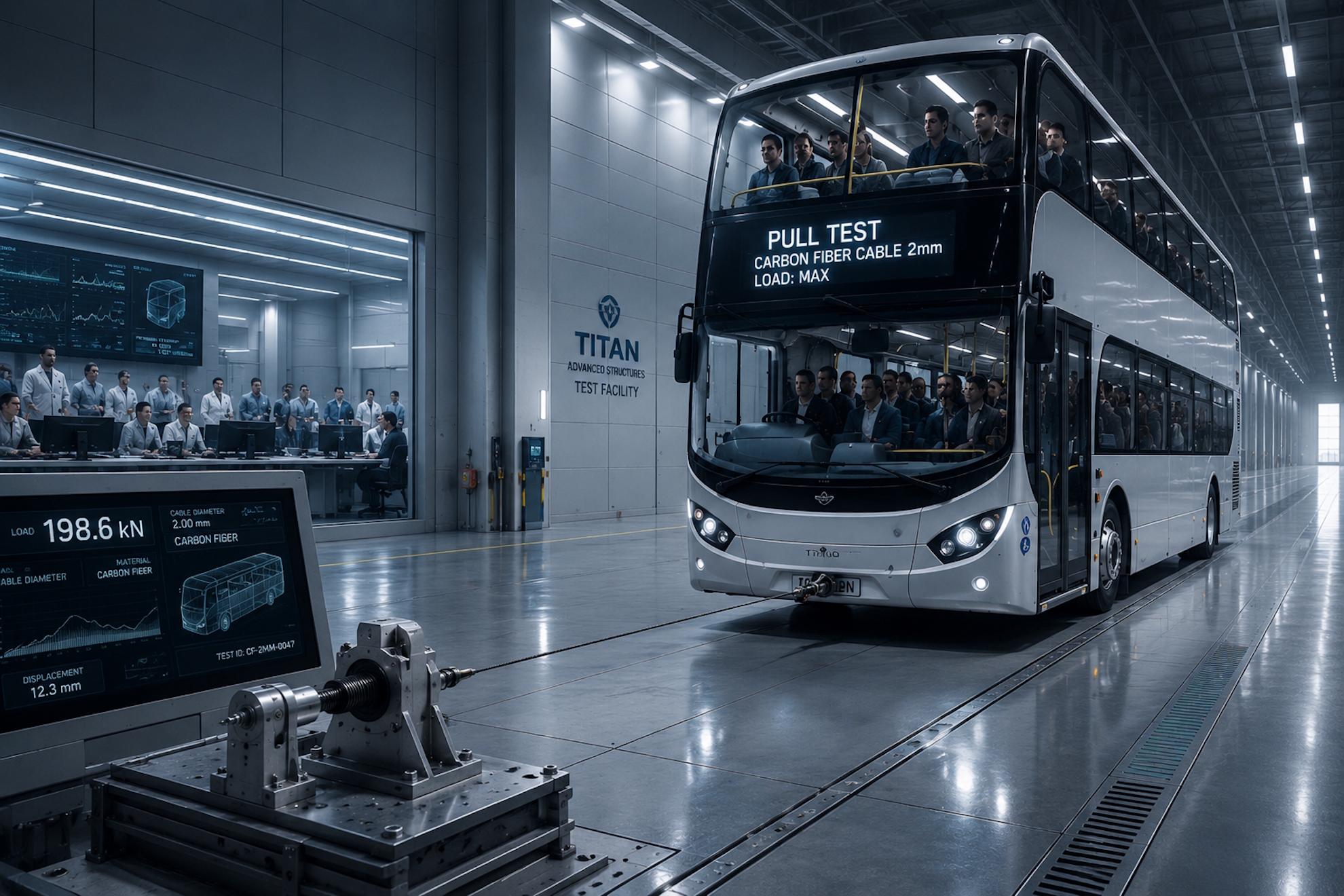 China revoluciona la industria: un cable de dos milímetros mueve un autobús de dos plantas