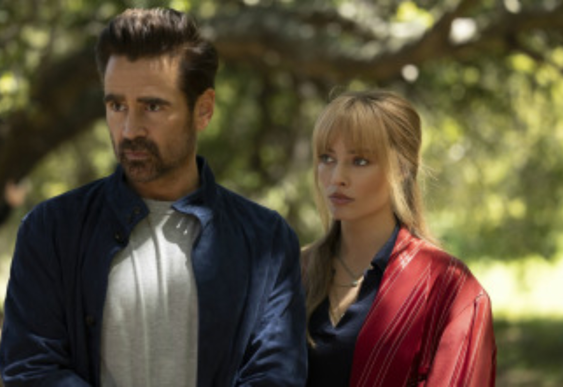 Hoy en Movistar+, una nueva historia de amor similar a 'Orgullo y prejuicio' con Colin Farrell y Margot Robbie de enamorados