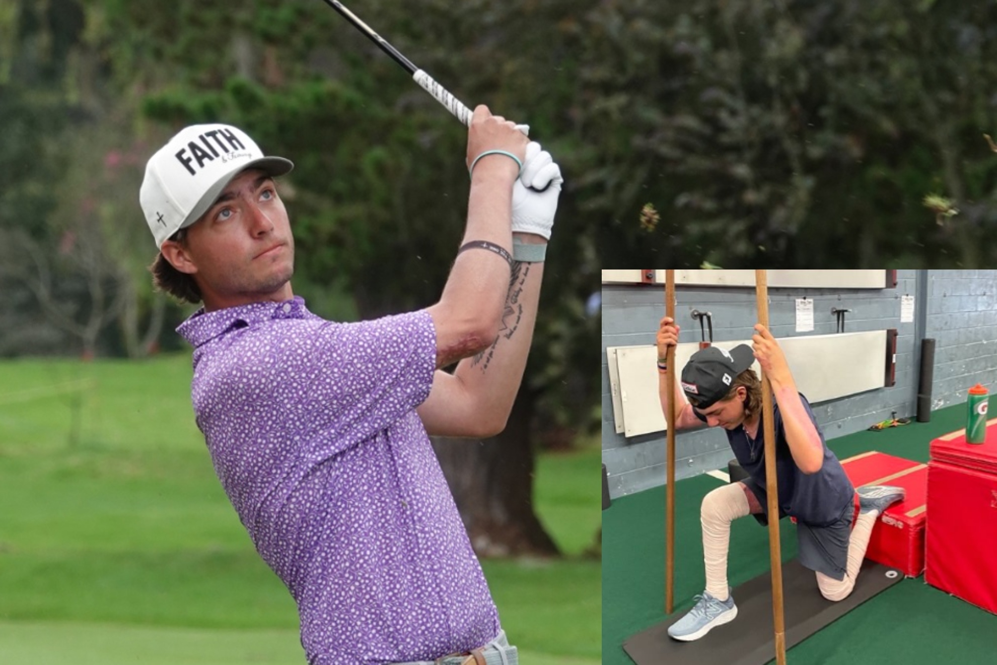 Sobrevivió a la tragedia del equipo Universidad de Southwest y está de vuelta gracias a que vio a McIlroy