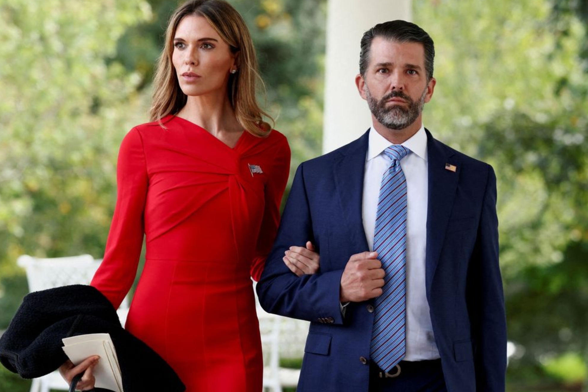 Así fue la boda en secreto de Donald Trump Jr. y Bettina Anderson en Florida: esta es la razón por la que no asistió Donald Trump
