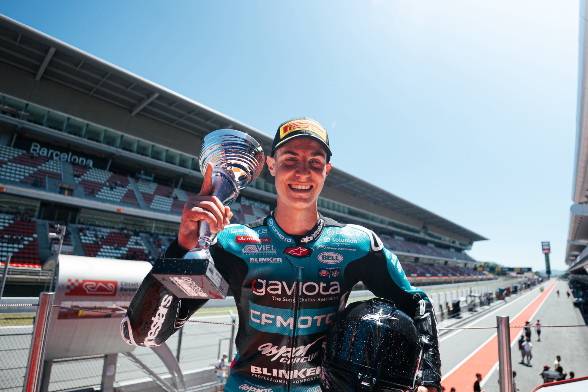 Giulio Pugliese, Milan Pawelec, Álvaro Lucas y Blai Trias, primeros líderes de Moto Junior FIM
