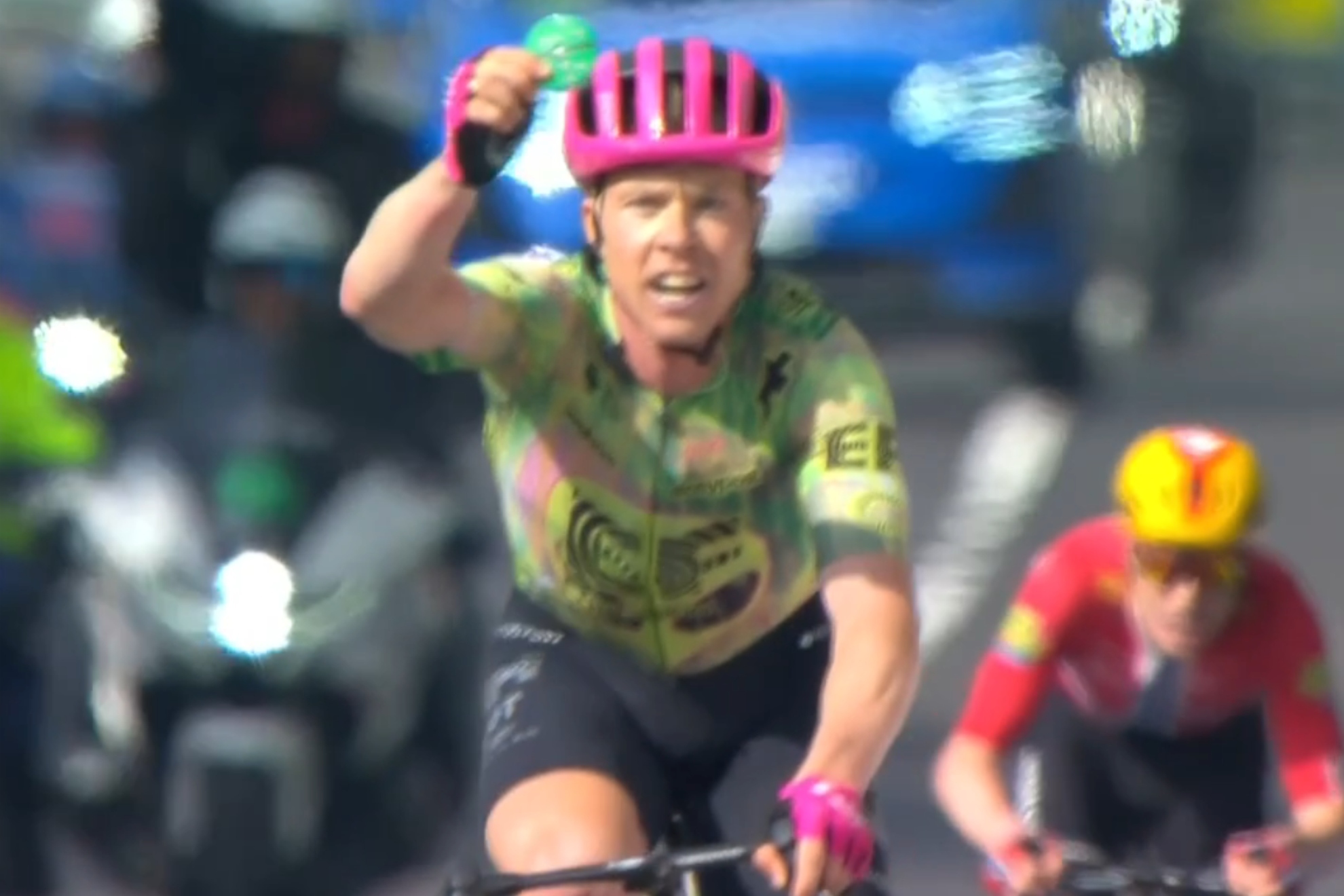 El Pokémon de Valgren: la celebración más inesperada del Giro tras frustrar a Movistar y a Arrieta