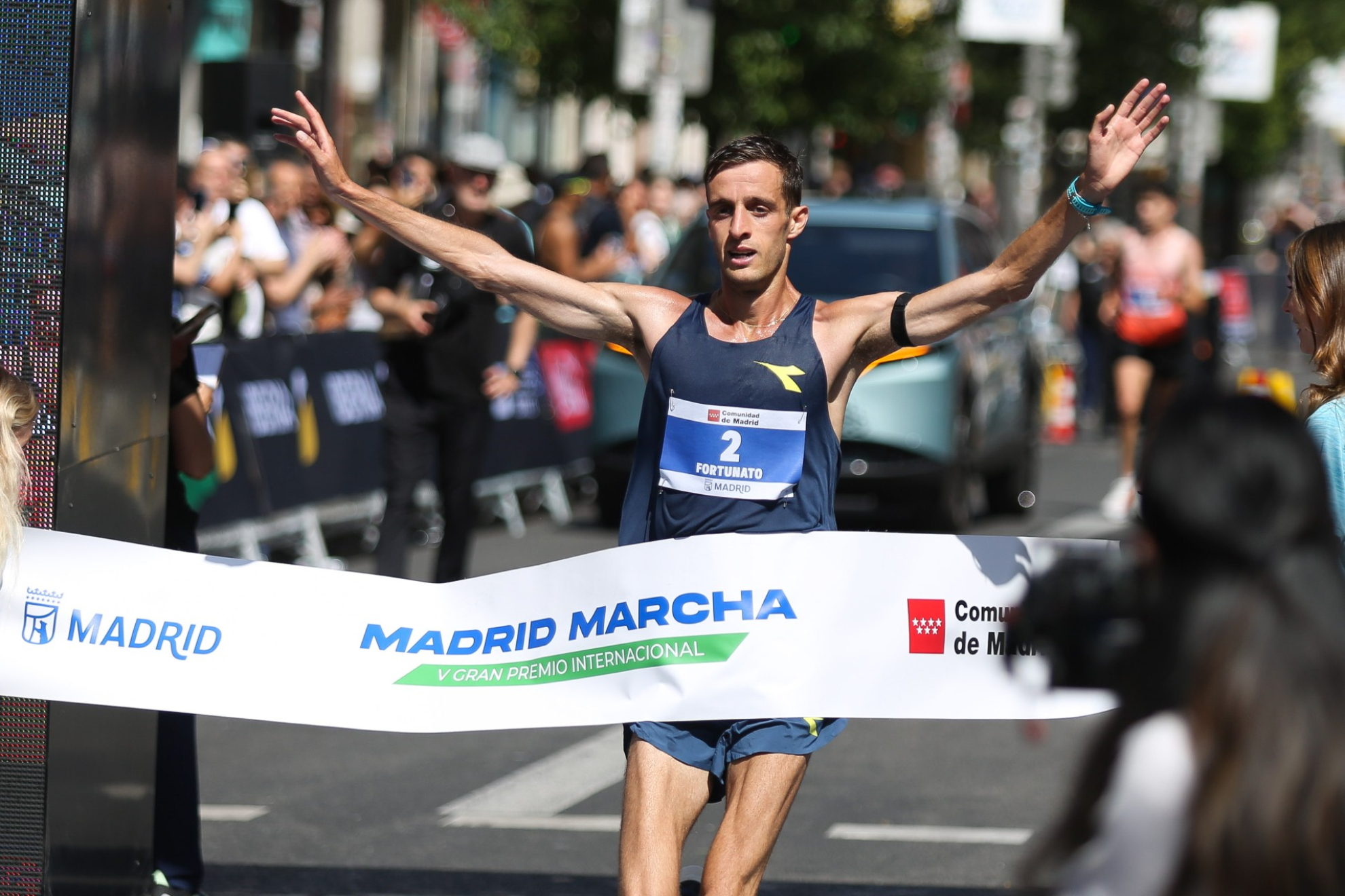 Fortunato y Alegna González conquistan la Gran Vía en una histórica V edición de Madrid Marcha