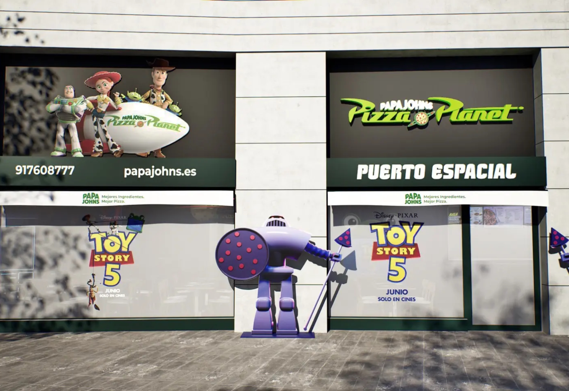 ‘Toy Story 5’ llega a Madrid con una sorpresa para los amantes de la pizza: será una de las únicas ciudades del mundo donde se abrirá un Pizza Planet real
