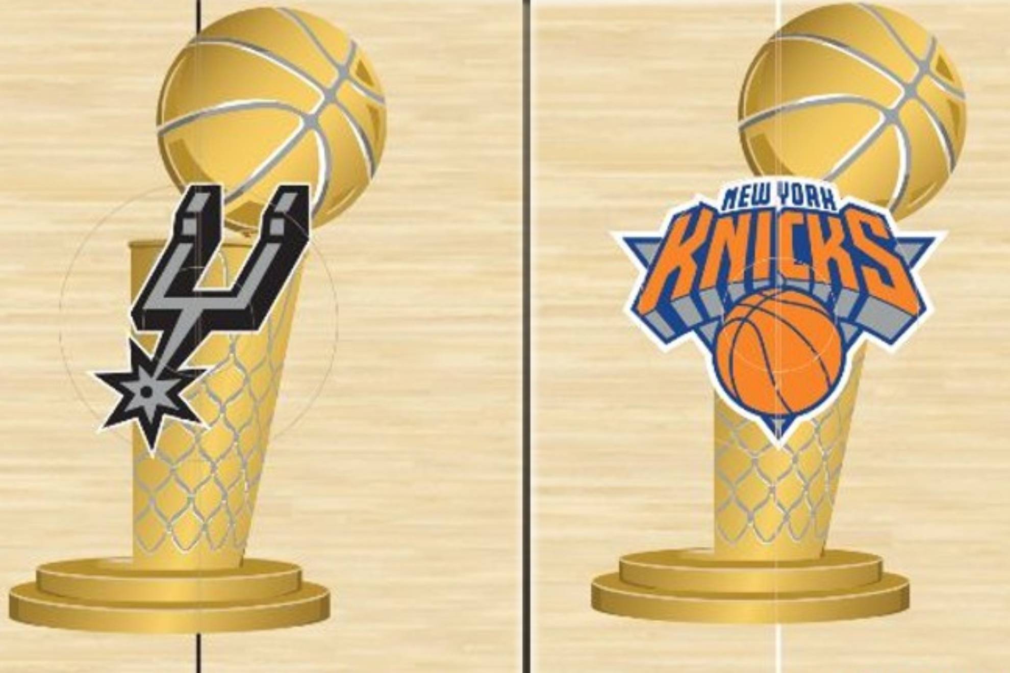 El trofeo Larry O'Brien vuelve a la pista de las Finales NBA 17 años después