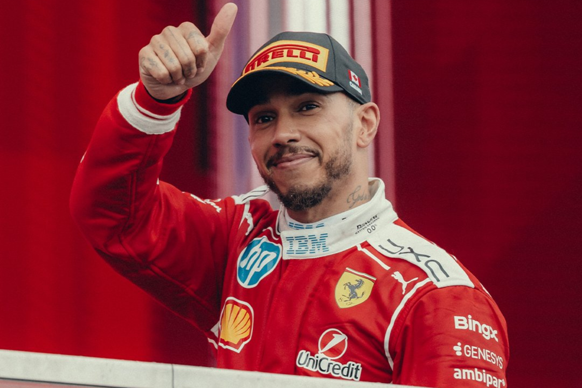 Hamilton confiesa su año más oscuro: "Corrí lesionado todo 2025 con Ferrari"