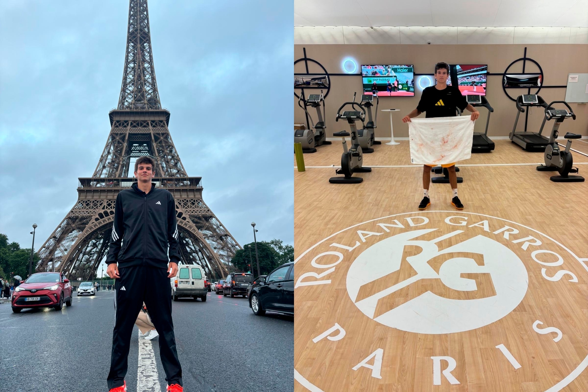 Rafa Jódar, del garaje a la Philippe Chatrier de Roland Garros