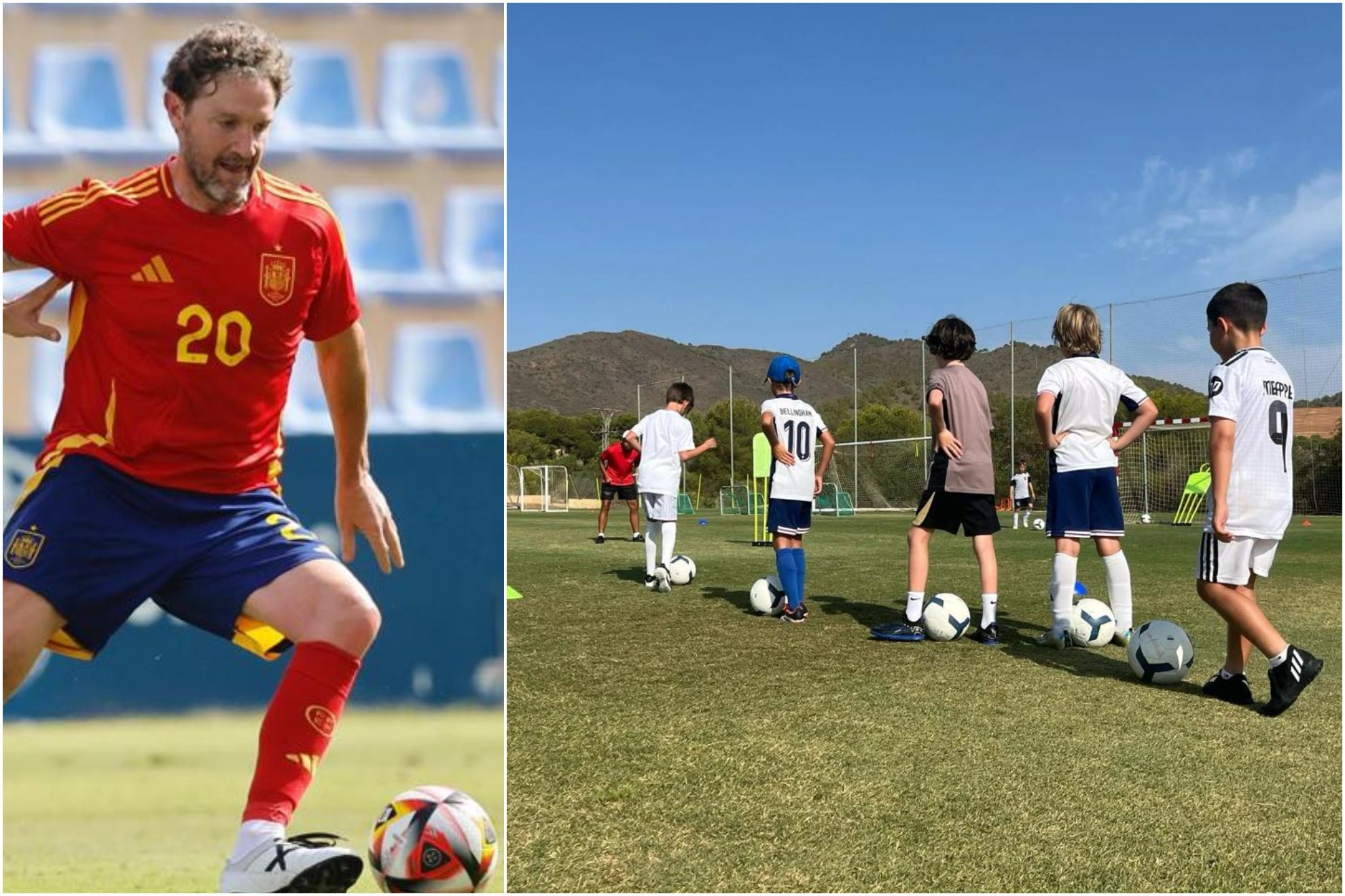 Leyendas de España participarán en una academia de fútbol para jóvenes talentos entre 6 y 16 años