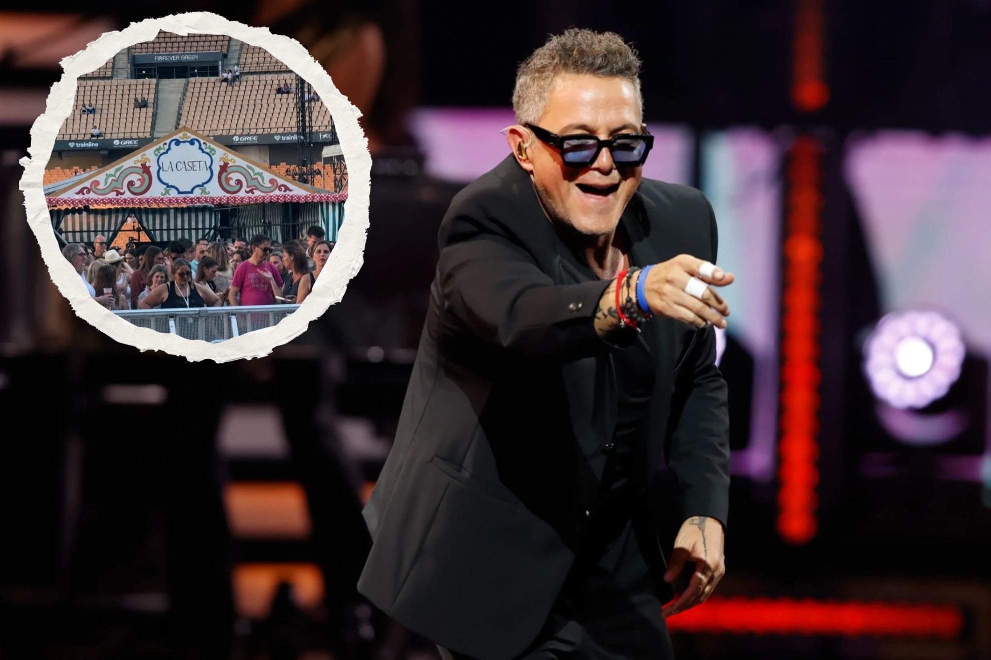 Alejandro Sanz se acuerda de Bad Bunny en su último concierto apuntándose a la moda de ‘La Casita’: “Aquí somos más simples”