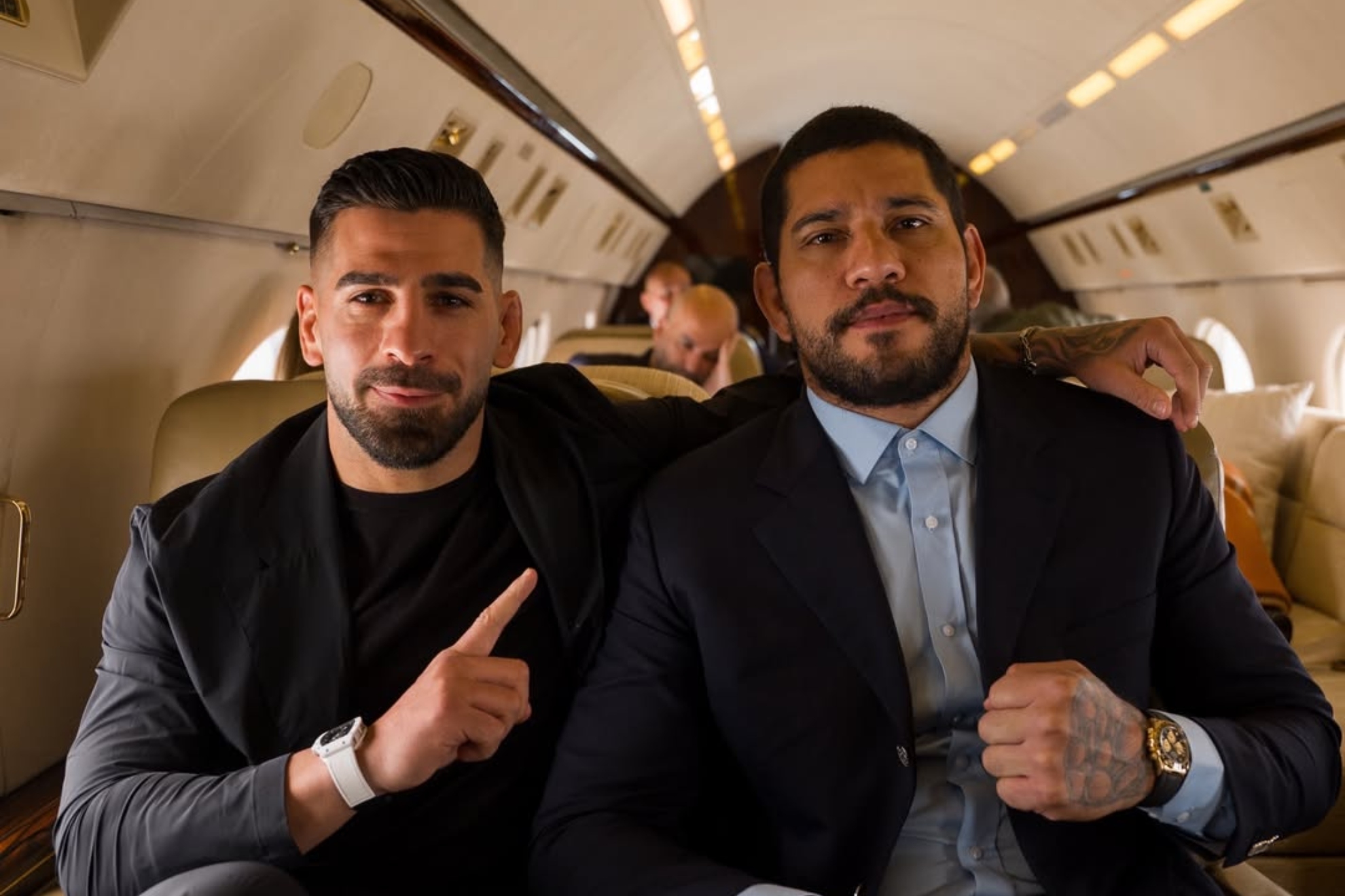 Alex Pereira e Ilia Topuria camino a la Casa Blanca.